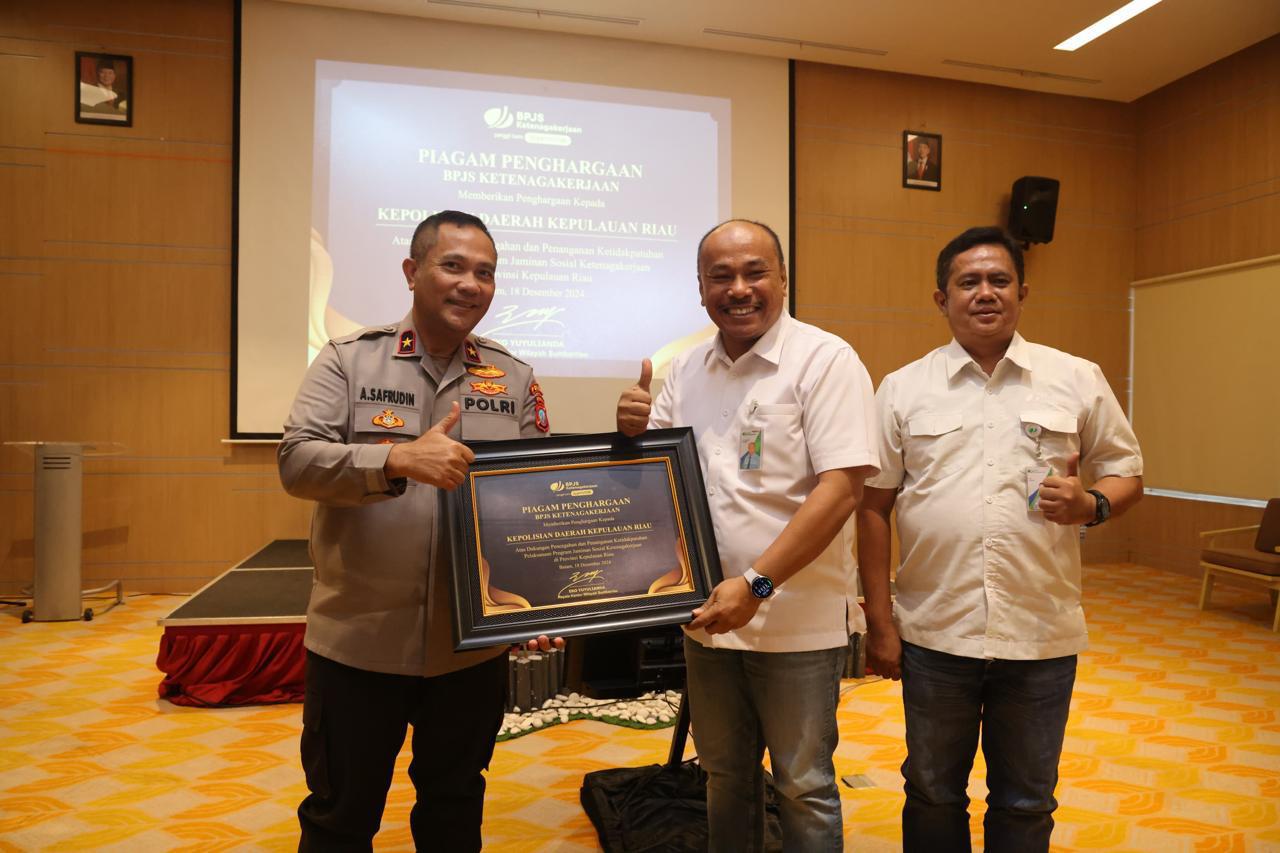 Polda Kepri Laksanakan Kegiatan Perkuat Sinergitas Monitoring dan Evaluasi Kerjasama Kepatuhan Jaminan Sosial