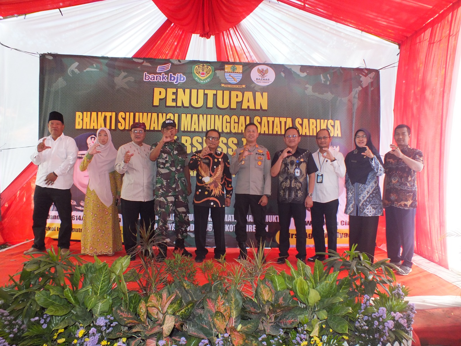 Kegiatan BSMSS TA.2024 Tingkat Kodim 0614/Kota Cirebon Di Kelurahan Argasunya Ditutup