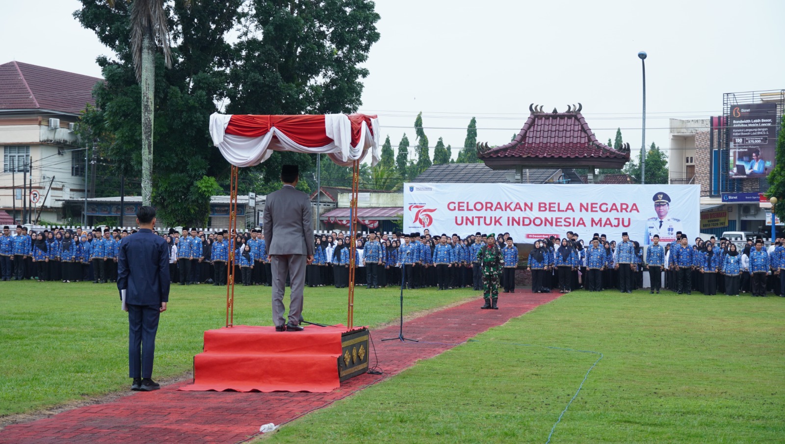 Hari Bela Negara Pj Bupati OKI Gemakan Pesan Presiden Prabowo
