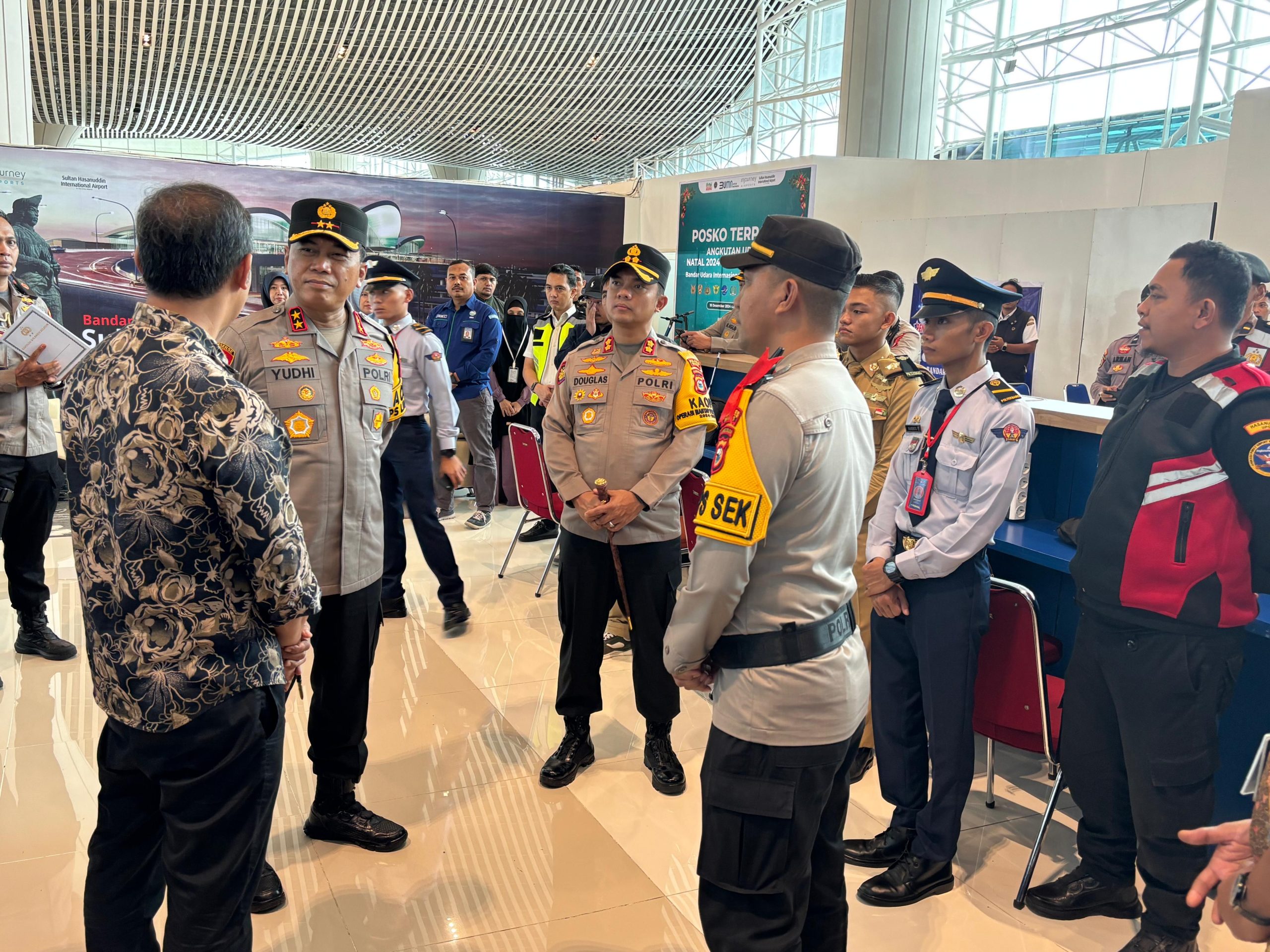 Kapolda Sulsel Pantau Langsung Situasi Pengamanan Natal Dan Tahun Baru Di Maros