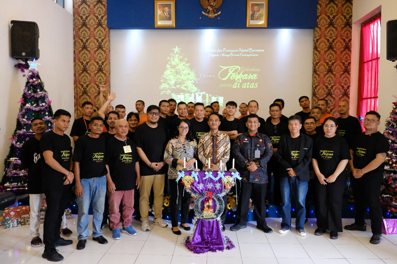RUTAN KELAS I TANJUNGPINANG GELAR PERAYAAN NATAL BERSAMA YAYASAN PETRA TIANA MINISTRY