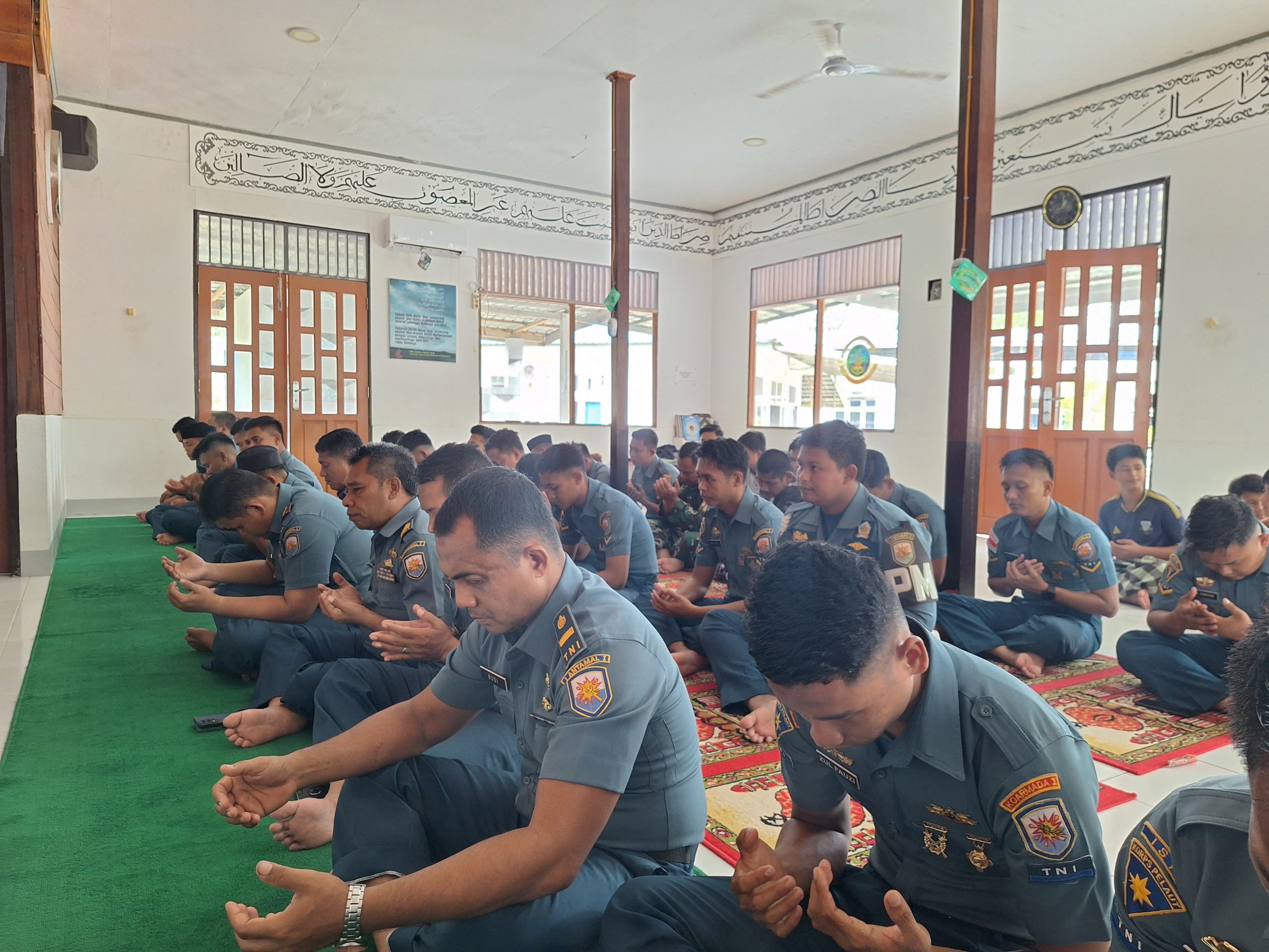 Lanal Simeulue Gelar Doa Bersama Sambut Tahun Baru 2025