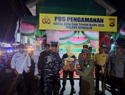 Danlanal Simeulue Laksanakan Apel Besar dan Patroli Bersama Pengamanan Malam Tahun Baru 2025 di Kabupaten Simeulue