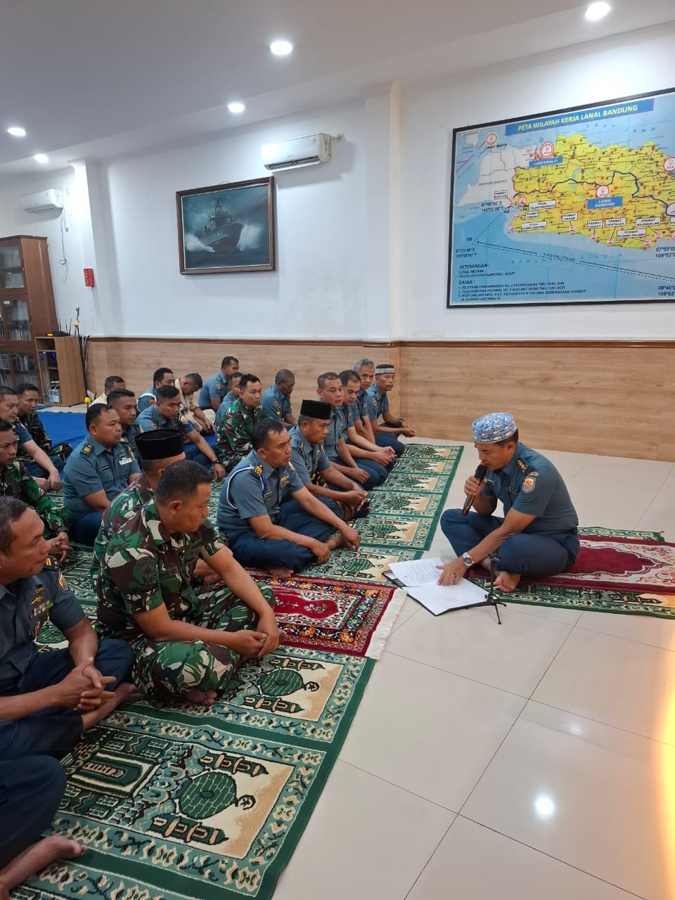 Sambut Tahun Baru 2025, Lanal Bandung Gelar Doa Bersama