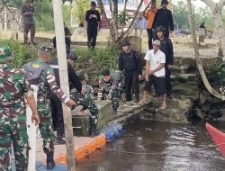 Lanal TBA Bersinergi Dengan Polri Ledakkan Temuan Bom Peninggalan Perang Dunia II