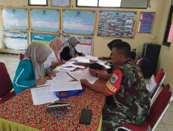 Babinsa Kel. Drajat dan Kader PKK Kel. Drajat Laksanakan Update Data Stunting dan Ibu Hamil