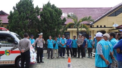 Gelar Pelatihan Safety Driving. Begini Kata Kasat Lantas Polres Tanggamus