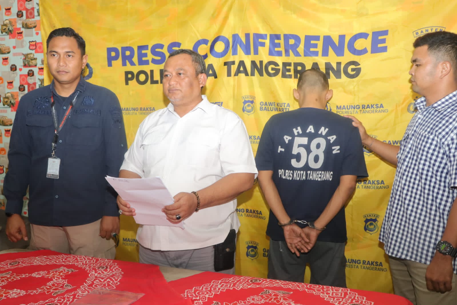 Satuan Resnarkoba Polresta Tangerang Ringkus Pengedar Narkoba di Cikupa