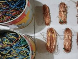 Pencuri Kabel Tembaga PT Uniscon Karya Tama Diringkus Polisi