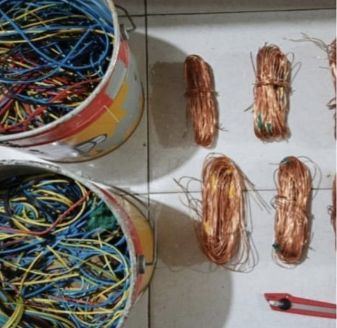 Pencuri Kabel Tembaga PT Uniscon Karya Tama Diringkus Polisi