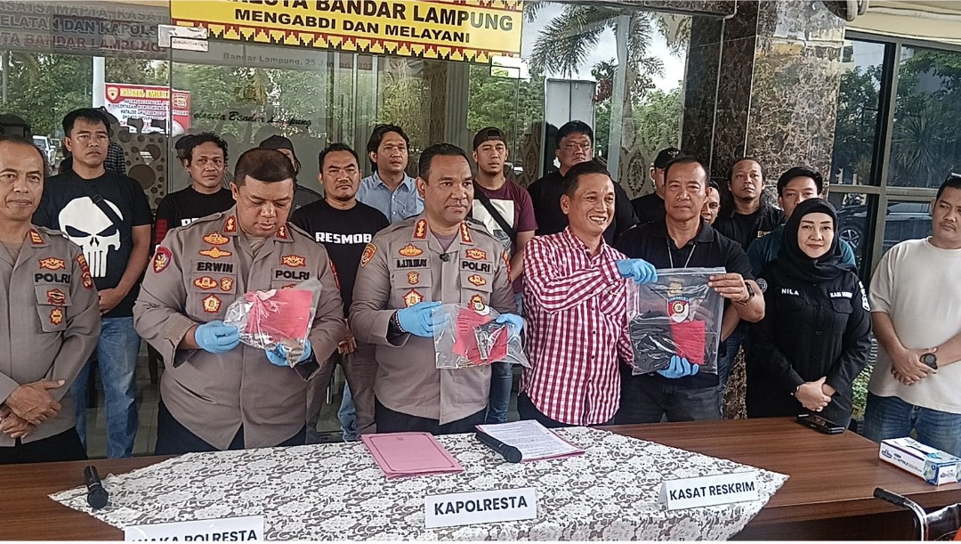 Komplotan Spesialis Pencuri Motor di Lampung, Terancam Pasal Berlapis