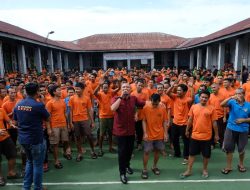 RUTAN KELAS I TANJUNGPINANG GELAR ACARA DANGDUTAN, HIBURAN REKREASIONAL BAGI WARGA BINAAN