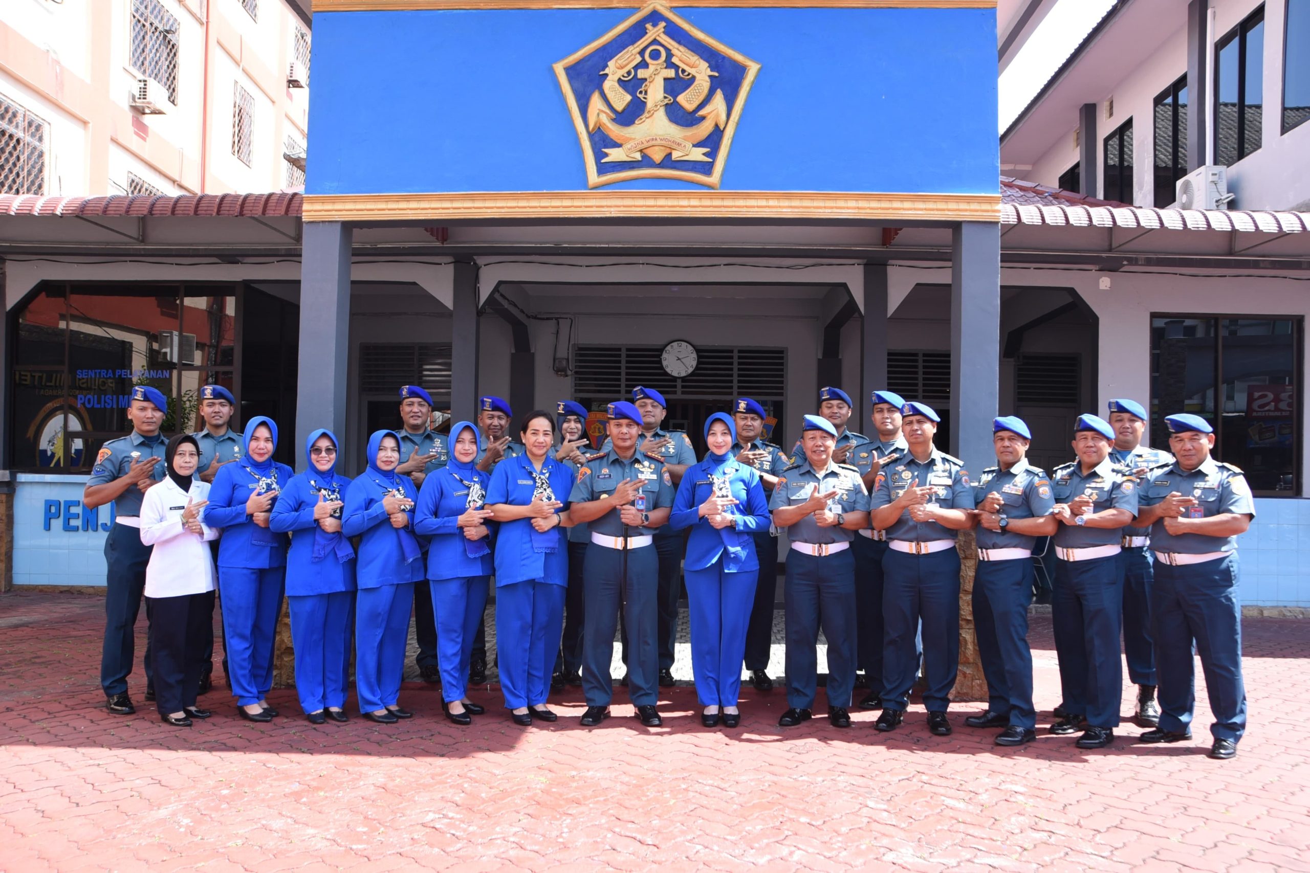 Pom Koarmada I Gelar Anjangsana Ke Keluarga Purnawirawan dan Warakawuri, Sambut Hut Ke-79 Pomal