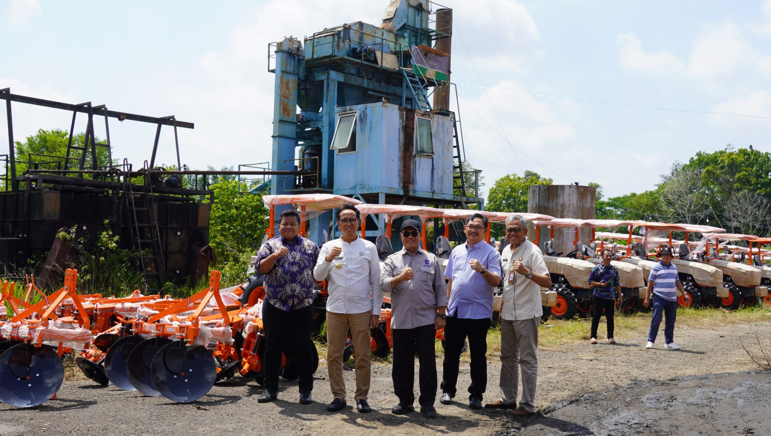 Bidik Swasembada Pangan,  Kementan Kirim Ratusan Alsintan ke Kabupaten OKI