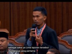 SAKSI FAKTA PIHAK TERKAIT: TIDAK ADA PELANGGARAN TSM DIPASLON NO. URUT 2 JUSTRU YANG MELAKUKAN TSM DI DUGA PASLON NO.URUT 1 (PEMOHON)