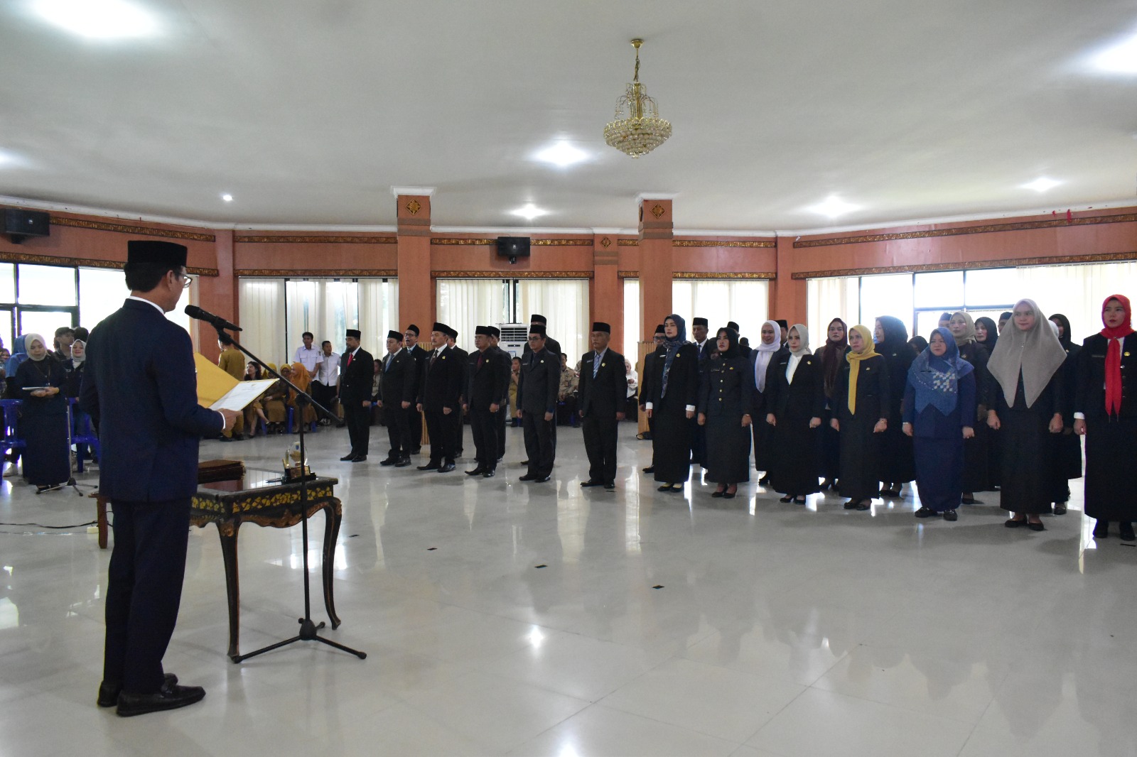 Lantik 49 Pejabat, Pj Bupati OKI: Meritokrasi Berjalan Baik
