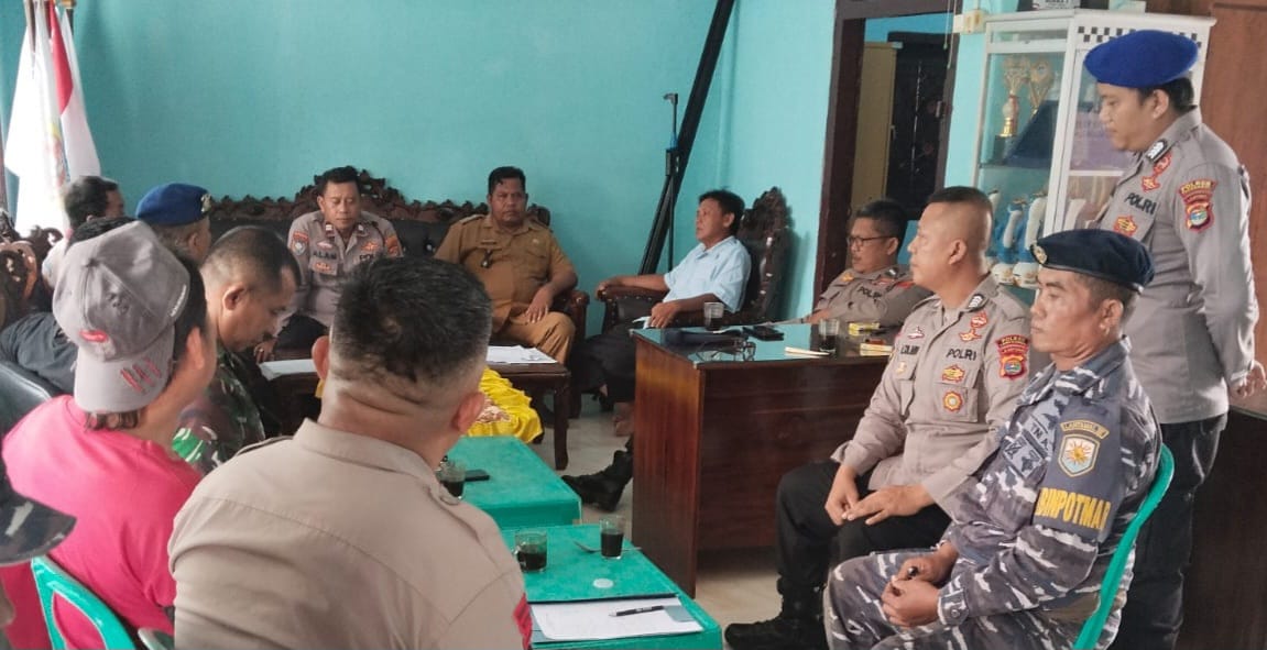 Antisipasi Konflik, Polsek Kota Agung Mediasi Masalah Nelayan