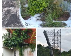 Tak Terawat, Gor Perahu Kajang dan  Tempat Bermain Skateboard, Kab OKI Bagaikan Sarang Hantu