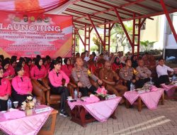 Polres Tanggamus Ikuti Launching Program Pekarangan Pangan Lestari dan Laksanakan Kegiatan Ketahanan Pangan