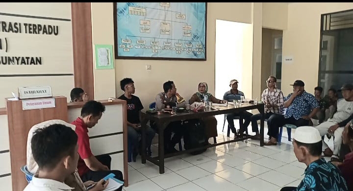 Kelurahan Kasunyatan Gelar Rapat Kerja Untuk Bahas Penertiban Warung DiJalan Banten Lama -Tonjong