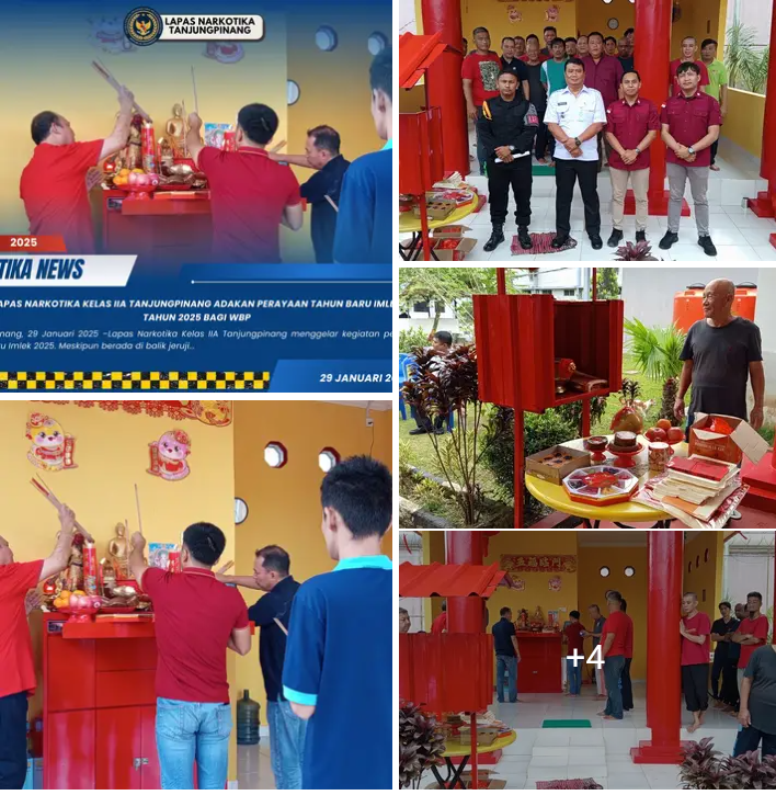 LAPAS NARKOTIKA KELAS IIA TANJUNGPINANG ADAKAN PERAYAAN TAHUN BARU IMLEK 2025 BAGI WBP