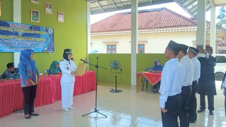 Pekon Tekad Gelar Pelantikan Perangkat Baru dan Perpisahan Pejabat Purna Tugas