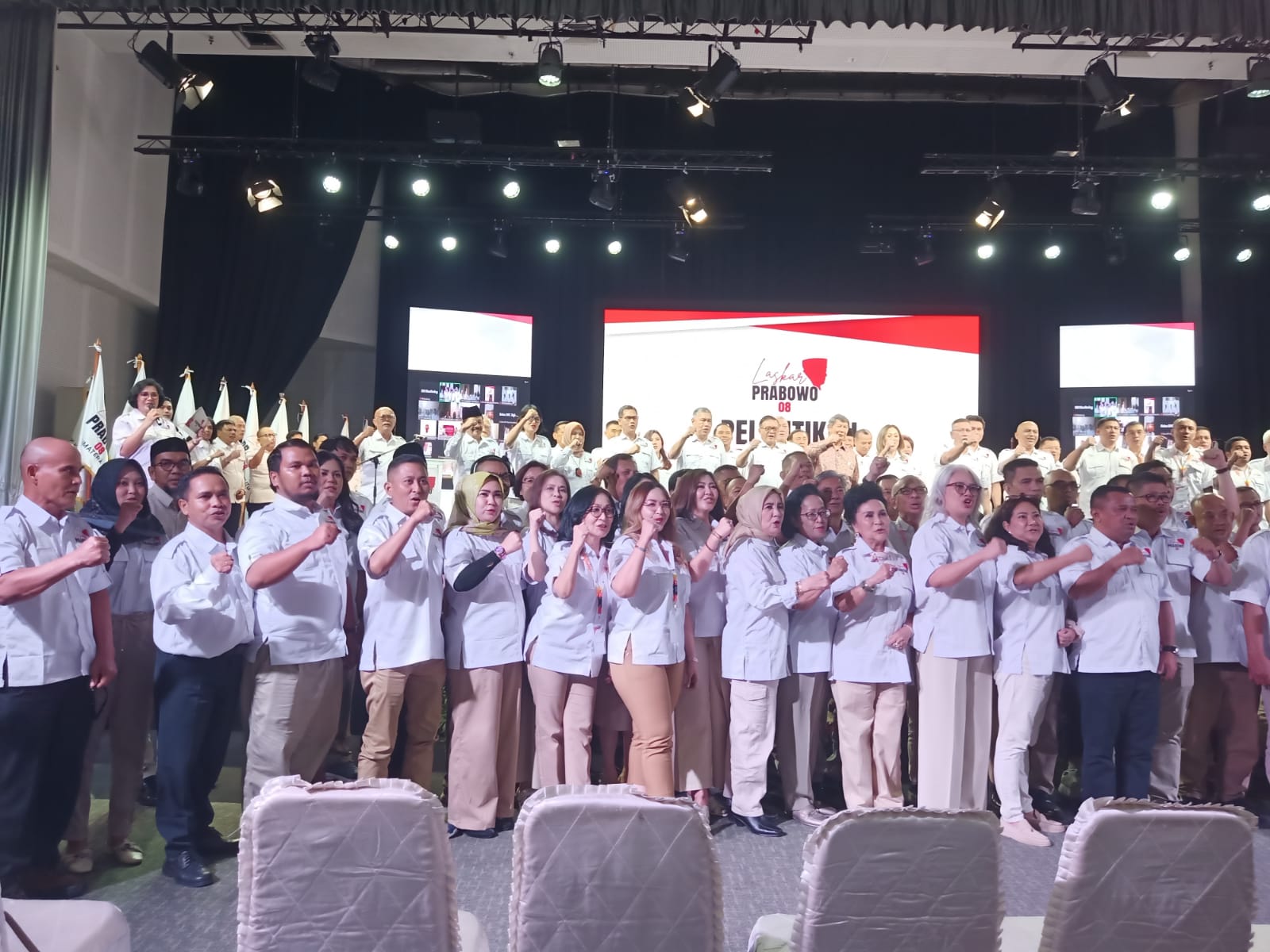 Pelantikan Pengurus dan Buka Puasa Bersama Laskar Prabowo 08, Sukses Digelar di Gedung RRI Jakarta