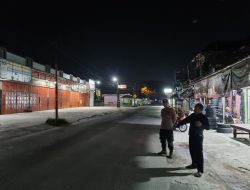 Anggota Polsek Rangkasbitung Polres Lebak Rutin Patroli Mobile, Antisipasi Perang Sarung Jelang Sahur