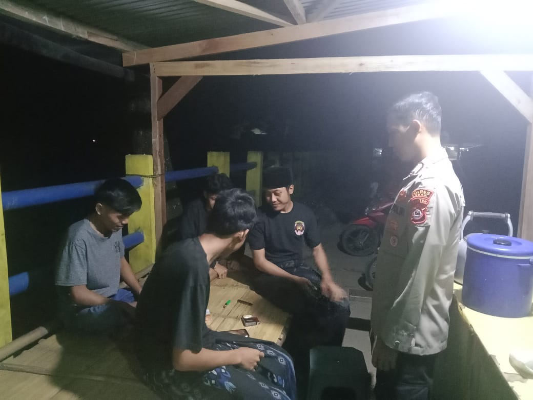 Rutinkan Patroli Malam, Anggota Piket Polsek Cimarga Polres Lebak Pastikan Jaga Situasi Tetap Aman Dan Kondusif