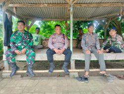 Temui Warga Karyajaya, Aipda Semin,SH Anggota Polsek Cimarga Polres Lebak Sampaikan Pesan Kamtibmas