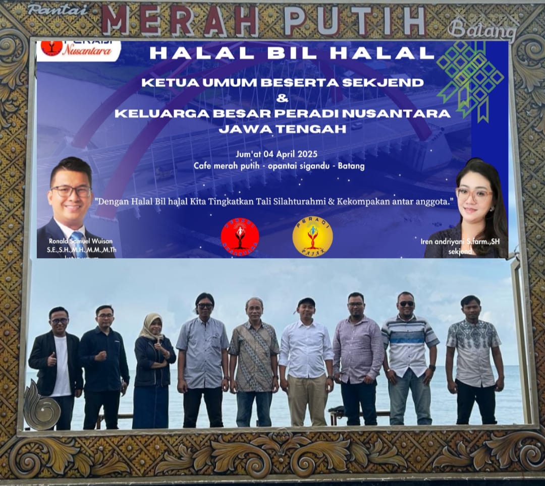 DPD PERADI NUSANTARA JAWA TENGAH RESMI DI BENTUK DAN DI SAH KAN