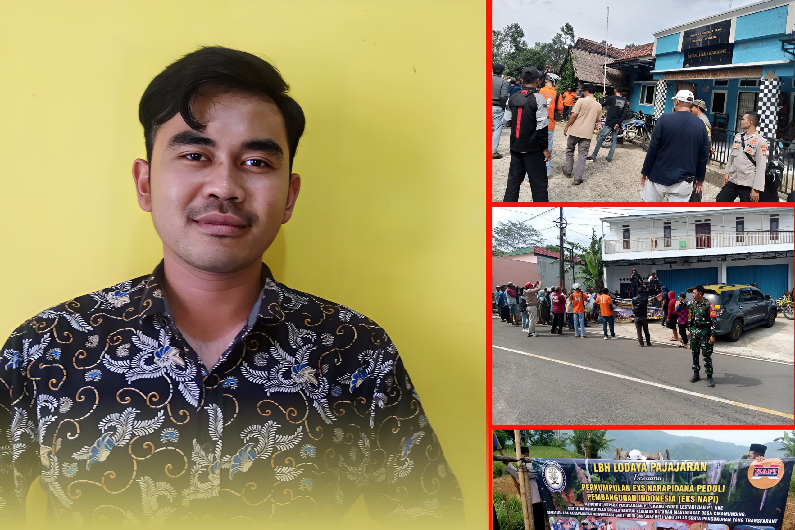 Warga Cikamunding Sikapi Aksi Demo Oleh Beberapa Oknum Tidak Dikenal