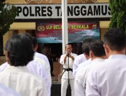 Uji Bela Diri Berkala UKP 1 Juli 2025 Digelar di Mapolres Tanggamus, Libatkan Tiga Polres