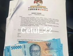 Lagi-Lagi 2 orang warga Timses ( Andika-Nanang ) terkena OTT diduga Politik uang