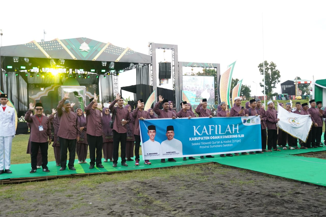 Hadiri Pembukaan STQH XXVIII, H. Muchendi Beri Dukungan Kafilah OKI