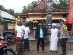 Polres Tanggamus Amankan Ibadah Hari Raya Galungan Umat Hindu