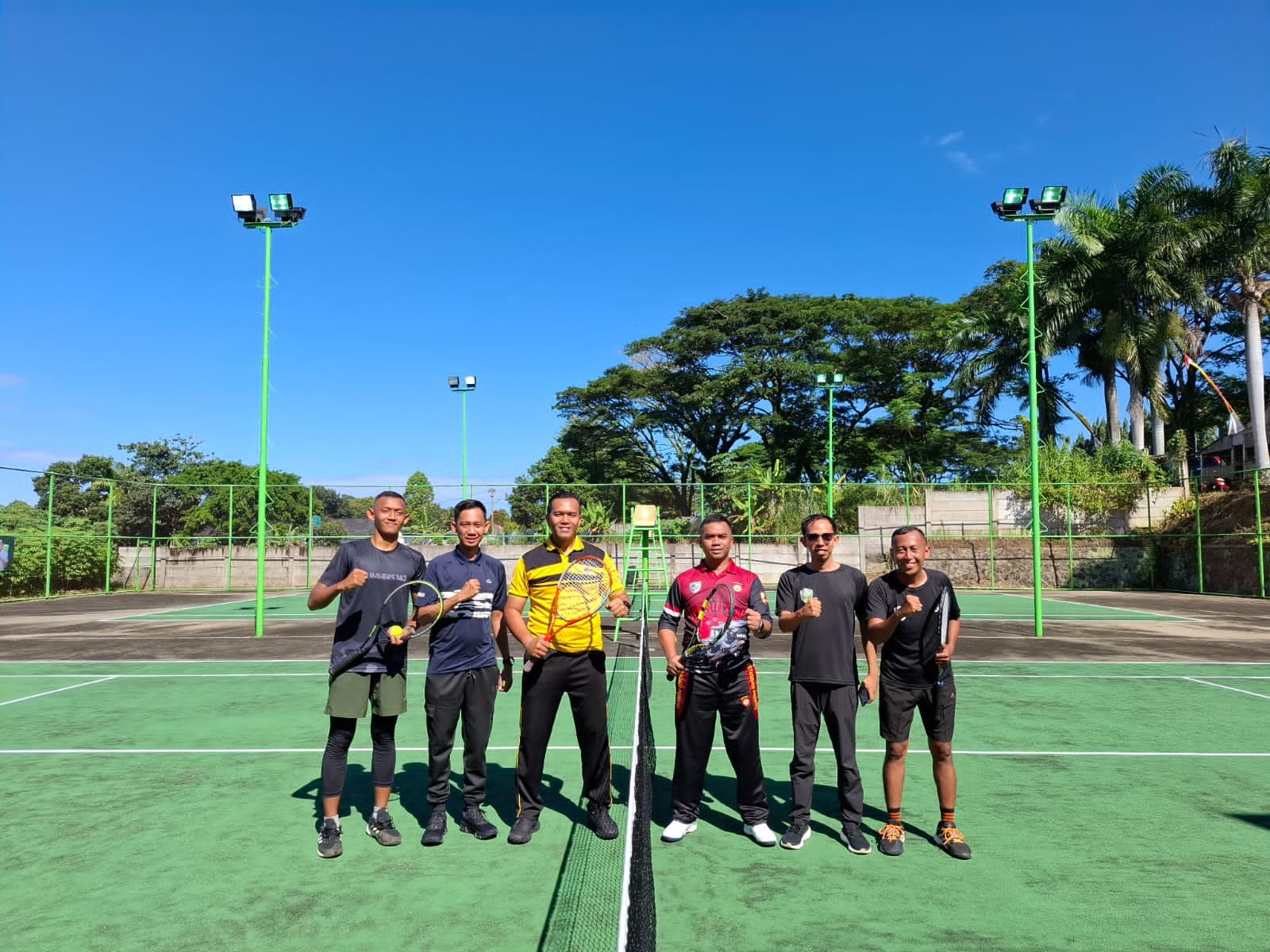 Kapolres Tanggamus Dukung dan Hadiri Kegiatan Tennis Season For Beginner