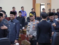 Kapolres Tanggamus Hadiri Rapat Paripurna DPRD Sahkan LKPJ Bupati 2024