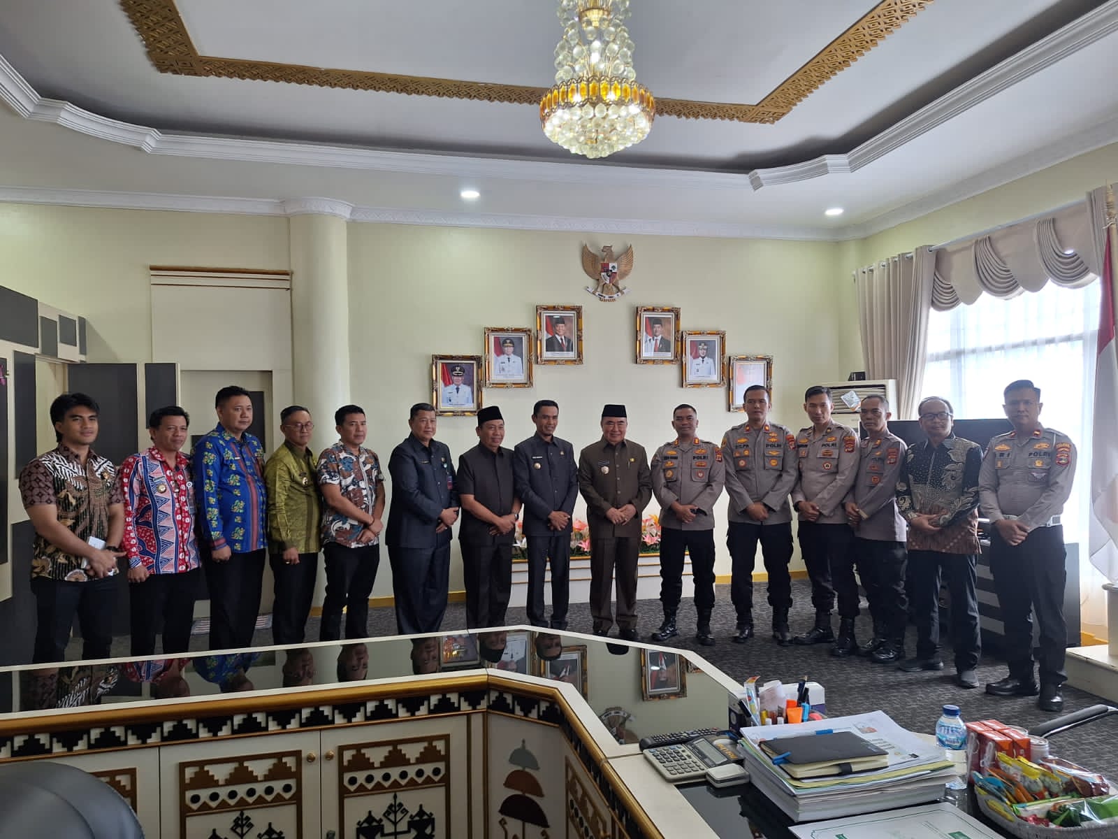 Kapolres Tanggamus Gelar Silaturahmi dengan Bupati Tanggamus