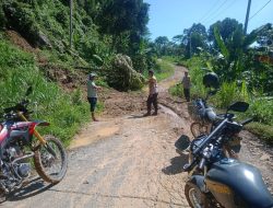 Polsek Limau Identifikasi Longsor dan Banjir di Kelumbayan