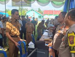 Polres Tanggamus Dukung Kegiatan Pelayanan Publik Terpadu Pemkab di Way Jaha
