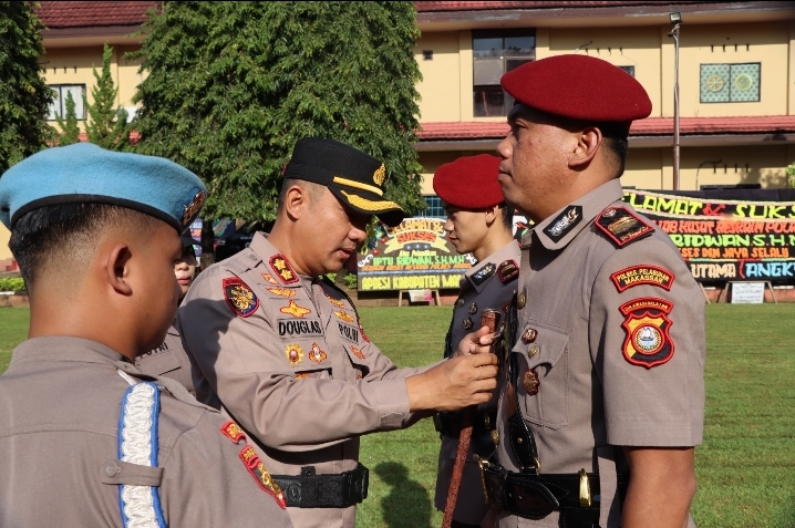 Kapolres Maros Lantik Iptu Ridwan SH.MH  Sebagai Kasat Rekrim