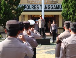 Pimpin Apel Perdana, Kapolres Tanggamus Sampaikan Sejumlah Pesan Tegas Kepersonel