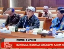 Ketua PWI Pusat Zulmansyah Soroti Dampak Revisi UU Penyiaran dalam RDPU Komisi I DPR RI