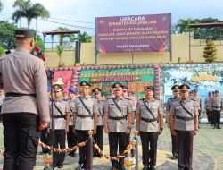 Kapolres Tanggamus Pimpin Sertijab, Sejumlah Pejabat Utama Polres Resmi Berganti