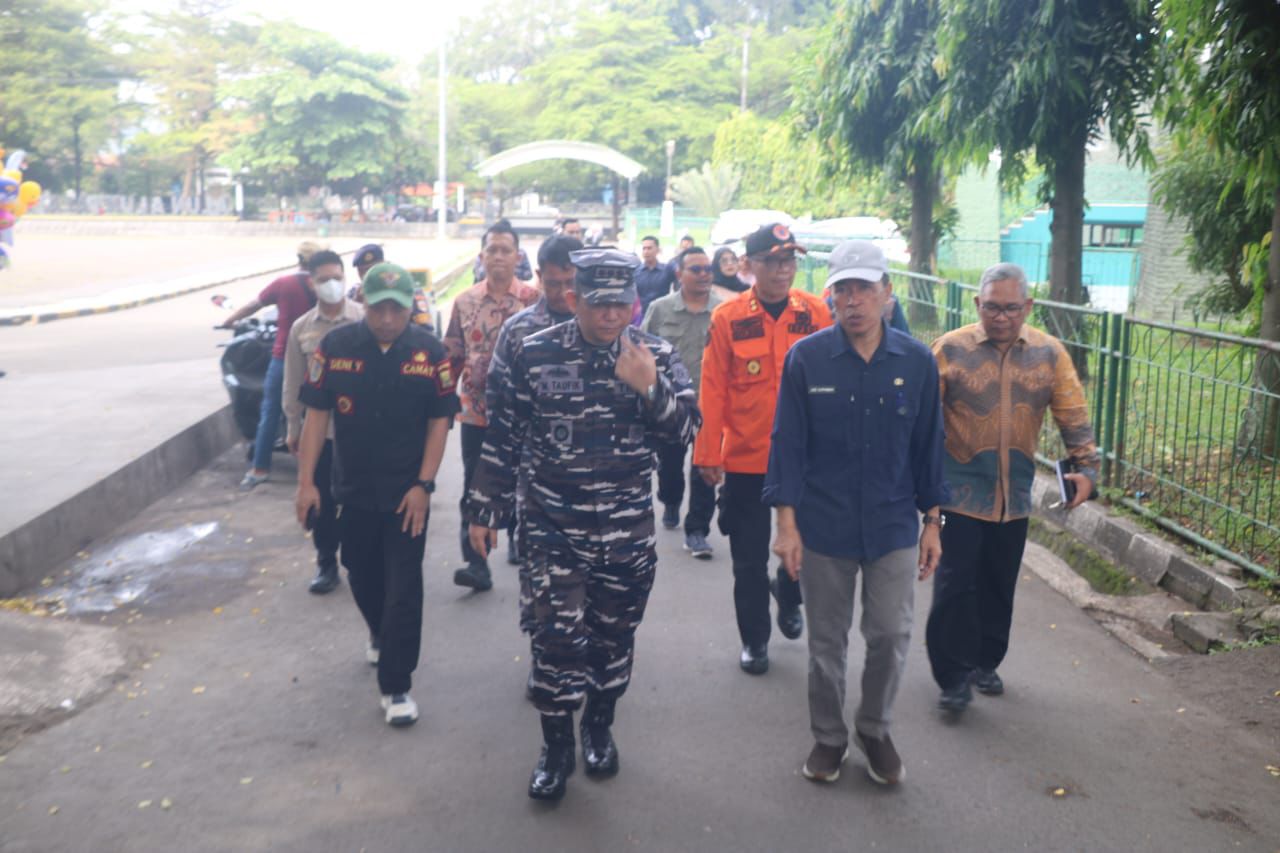 Komandan Lanal Bandung Respon Cepat Bencana di Kabupaten Sukabumi