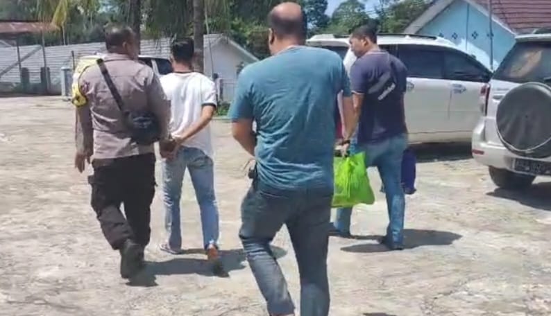 Terlibat Curas Jambret HP, Seorang Pemuda Kembali Dijemput Polsek Kota Agung Usai Keluar Lapas