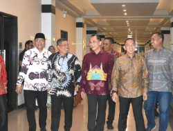 Bersama Forkopimda Kota Tanjung Pinang, Danlanal Bintan Hadiri Pisah Sambut Dandim 0315/TPI