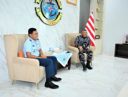 Pererat Silaturahmi dan Sinergitas, Komandan Lantamal I Terima Kunjungan Komandan Kosek I Medan
