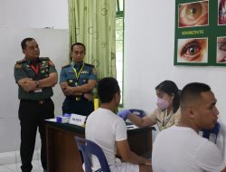 Wakil Komandan Lantamal I Turut Serta Awasi Pelaksanaan Pemeriksaan Kesehatan Calon Taruna Akademi TNI